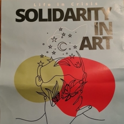 2.3.2025, 12:00 Uhr: "Life in crises -SOLIDARITY IN ART - Eröffnung Internat. Ausstellung zu Klimawandel-Folgen + Live-Musik