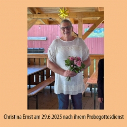 Einführung Christina Ernst am 2. November